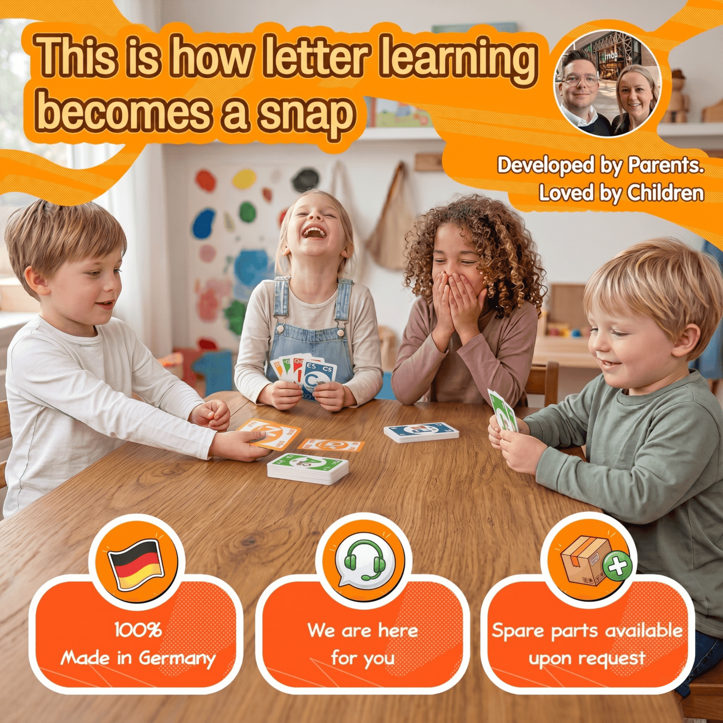 Letters Klacks – The English Alphabet Card Game
