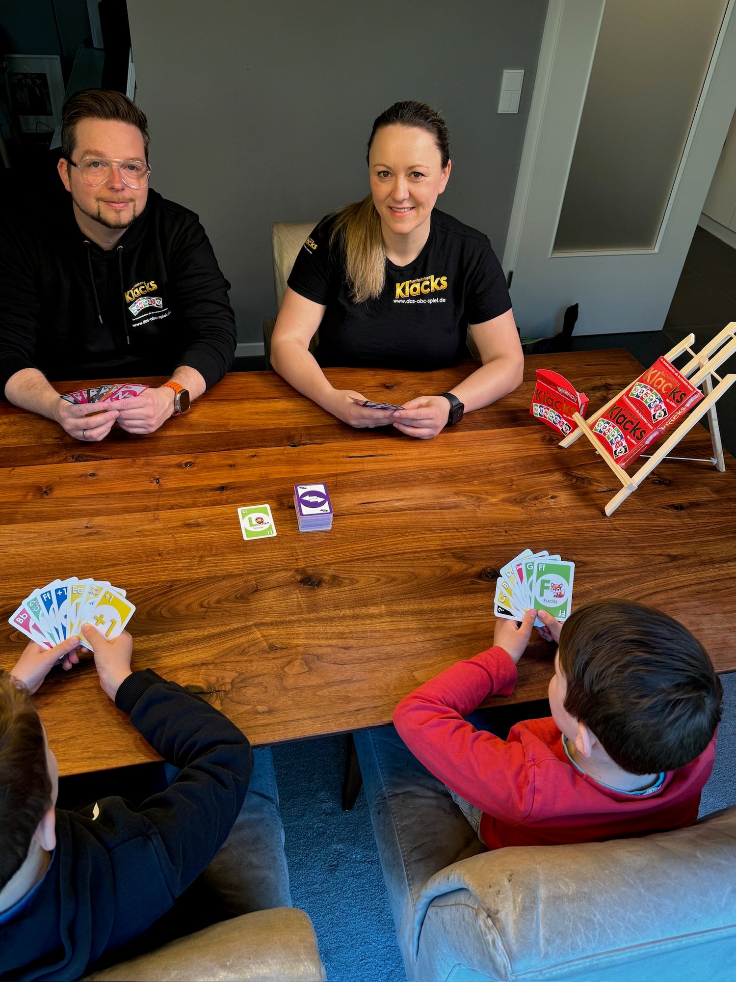 Buchstaben Klacks, Das ABC Spiel, UNO, Einschulung, Geschenkidee