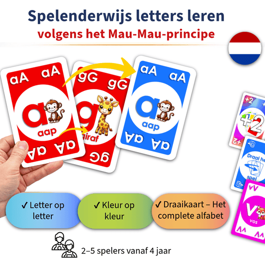 Letters Klacks Pocket Niederländisch – Karten mit Buchstaben und Bildmotiven