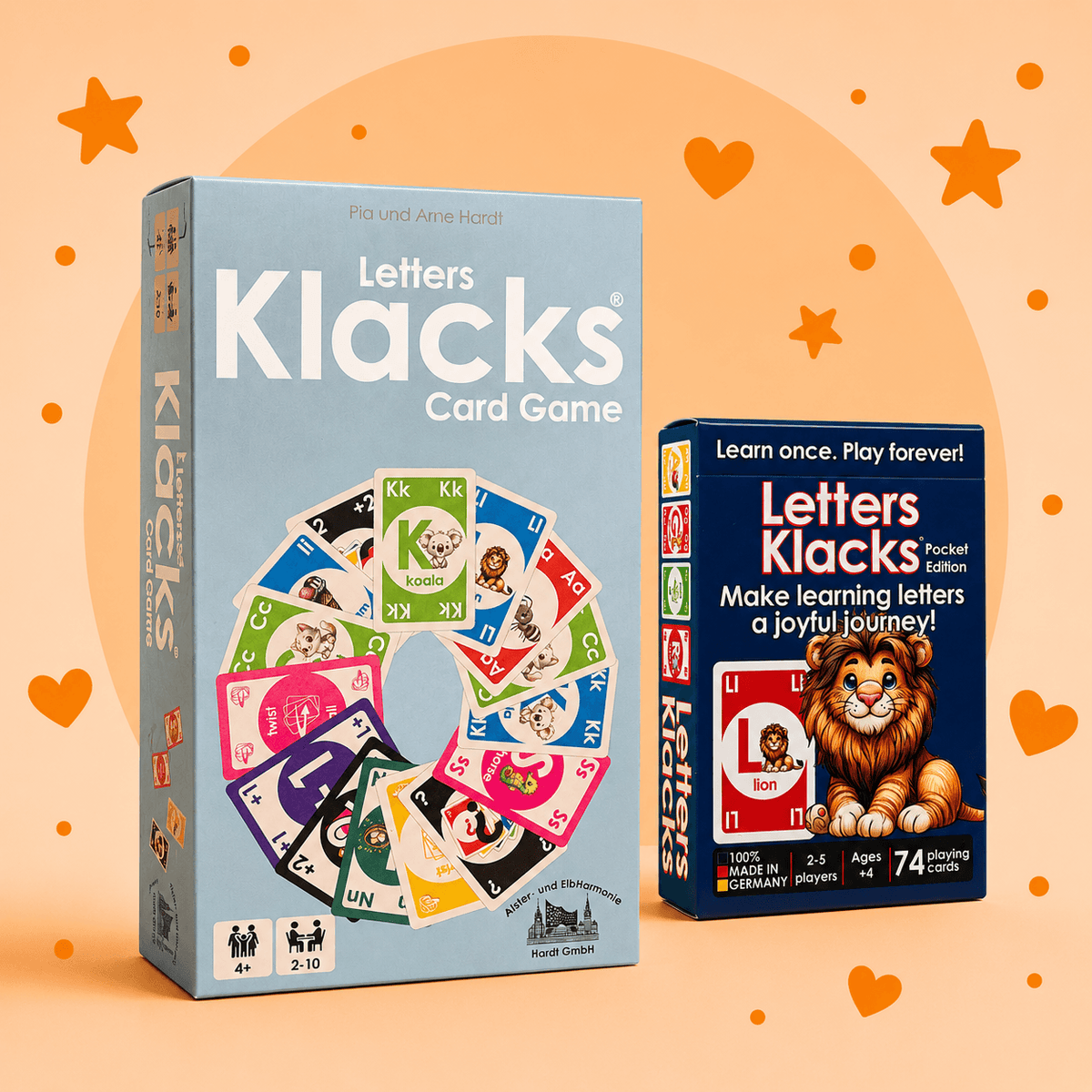 Englisch Lernspiel für Kinder ab 4 Jahren – Letters Klacks Sprachlernspiel
