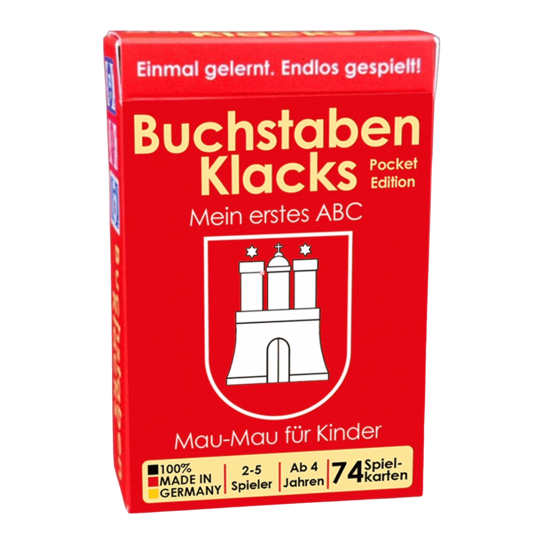 Buchstaben Klacks Pocket – Das kompakte Lernspiel für unterwegs