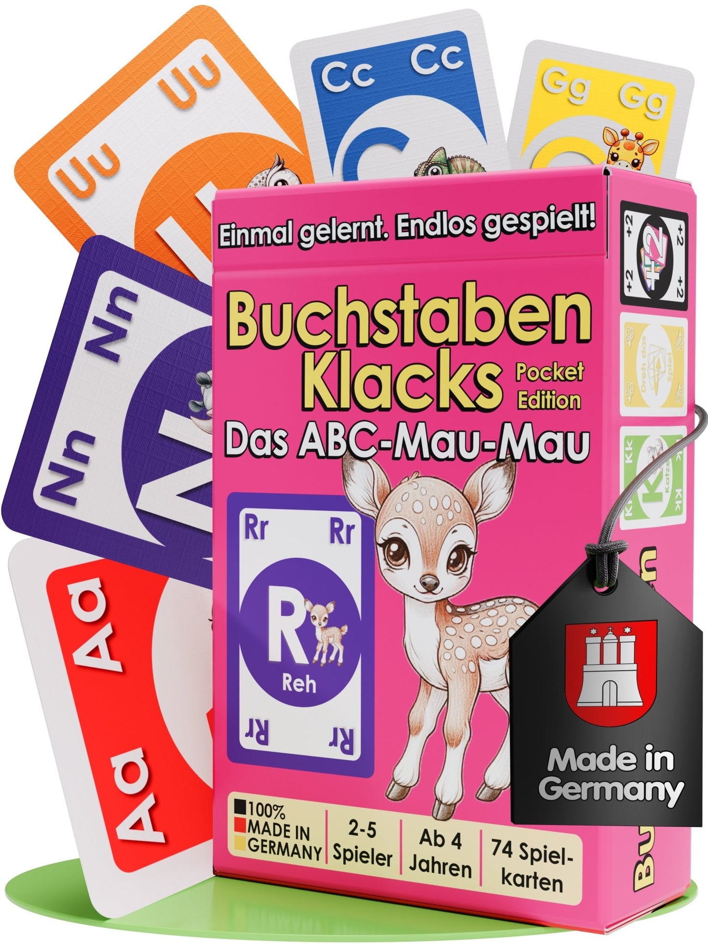 Buchstaben Klacks Pocket: Der Lernspaß für unterwegs