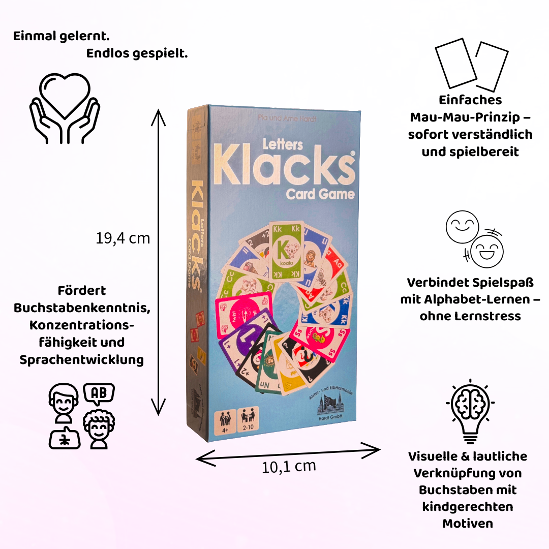 Letters Klacks: Sprachförderung mit Mau Mau