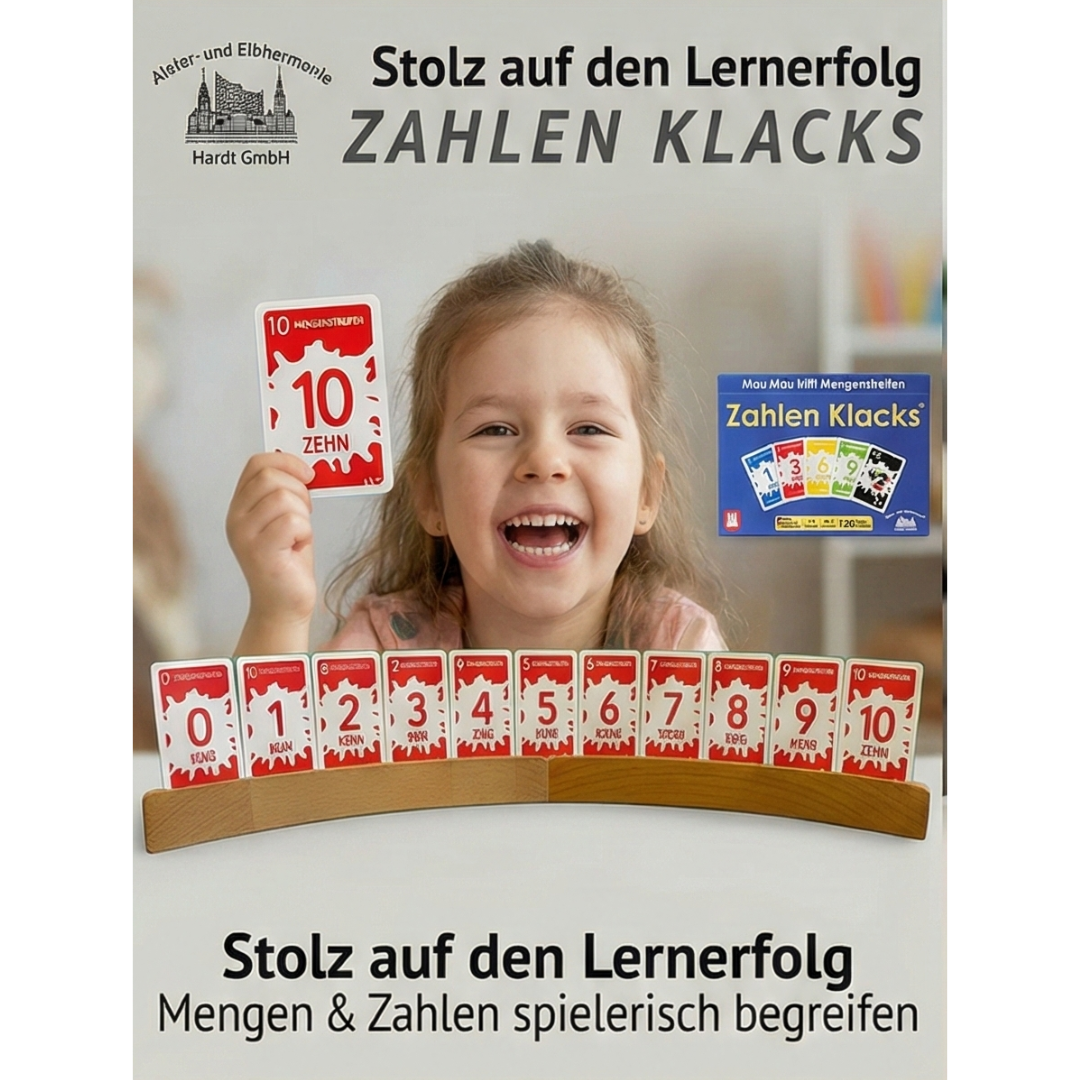 Zahlen Klacks-Stolz auf den Lernerfolg