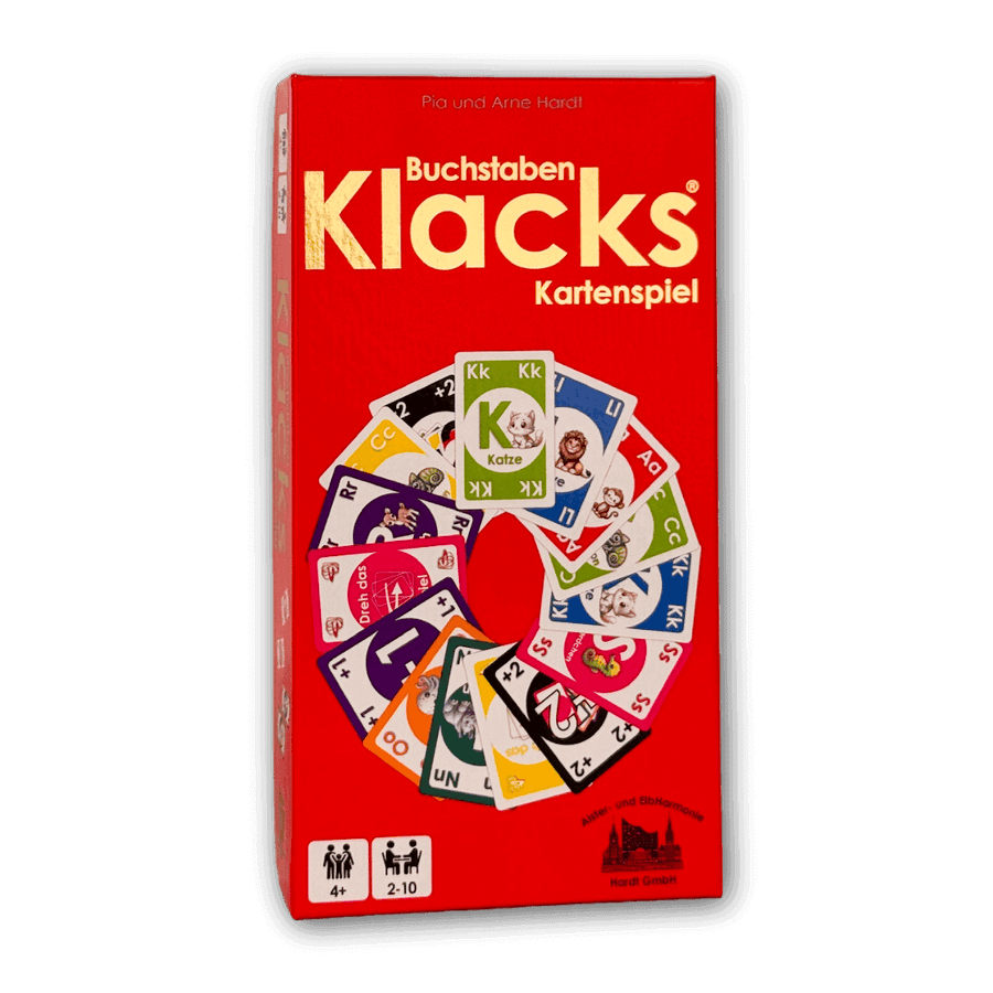 Buchstaben Klacks Kartenspiel mit TOP 10 Spielzeug 2026 Siegel