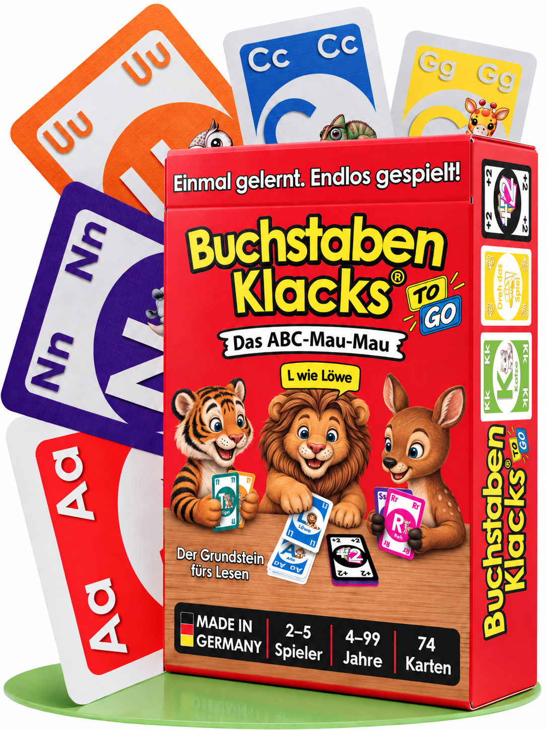 Buchstaben Klacks Pocket ToGo – Kartenspiel ab 4 Jahren