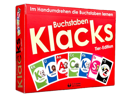 Buchstaben Klacks® "Tier - Edition" - Die perfekte Geschenkidee - Alster - und ElbHarmonie