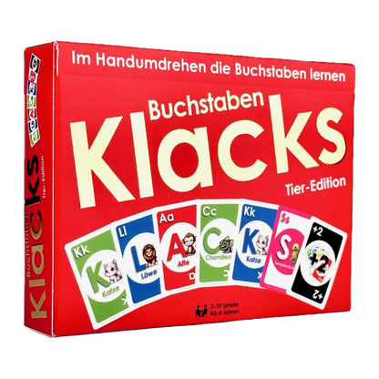 Unser Kartenspiel Buchstaben Klacks