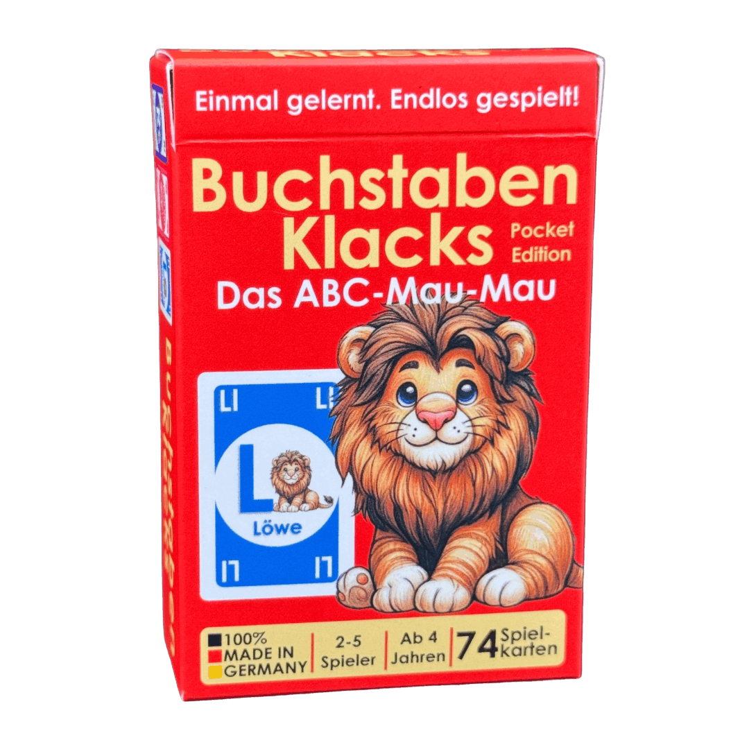 Buchstaben Klacks Pocket_Löwe