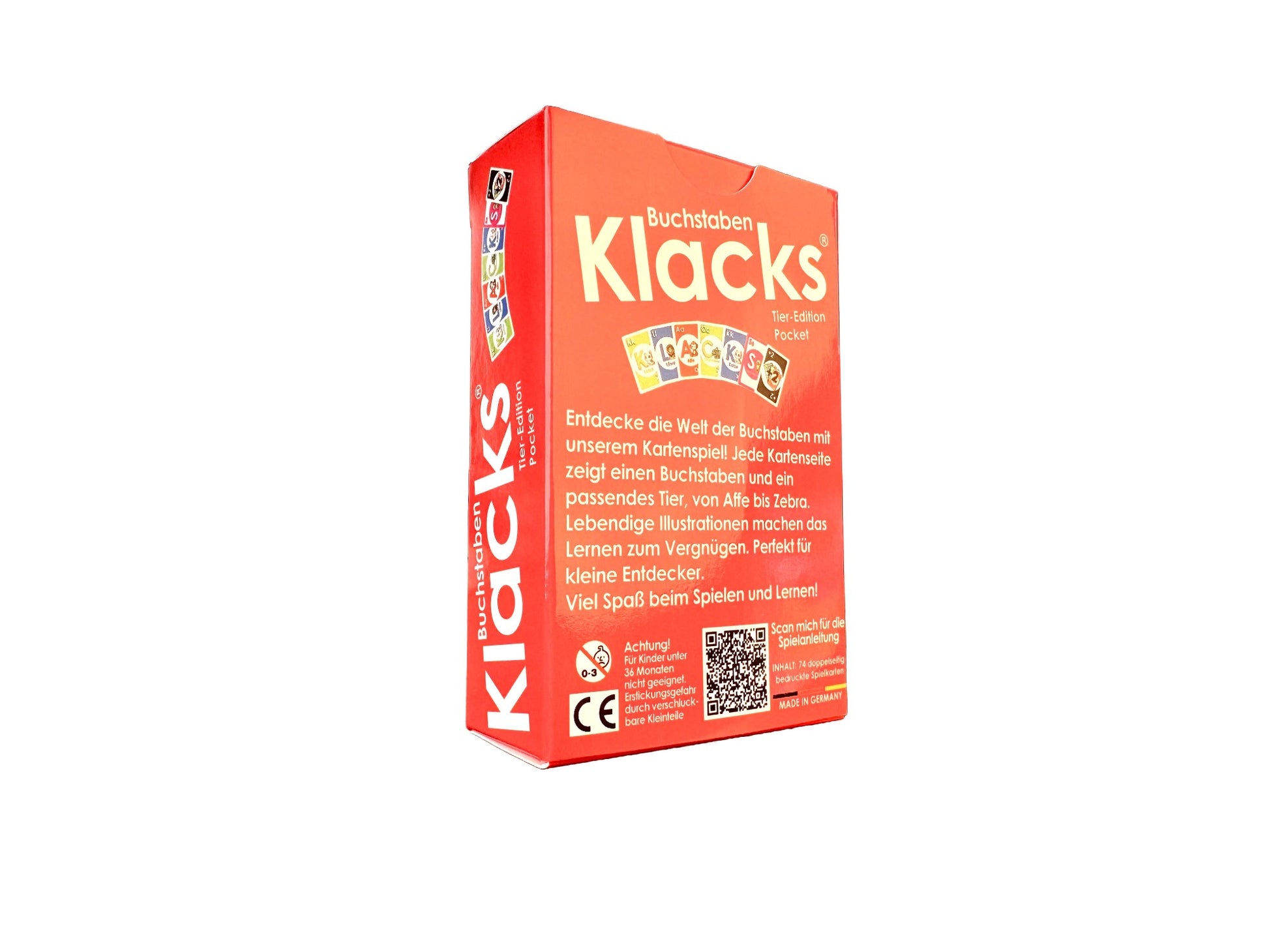 Buchstaben Klacks Pocket Produktfoto Rückseite
