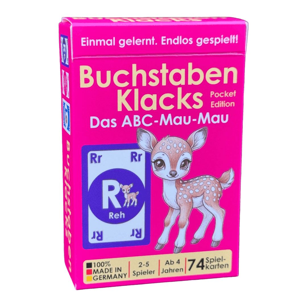 Buchstaben Klacks Pocket_Reh