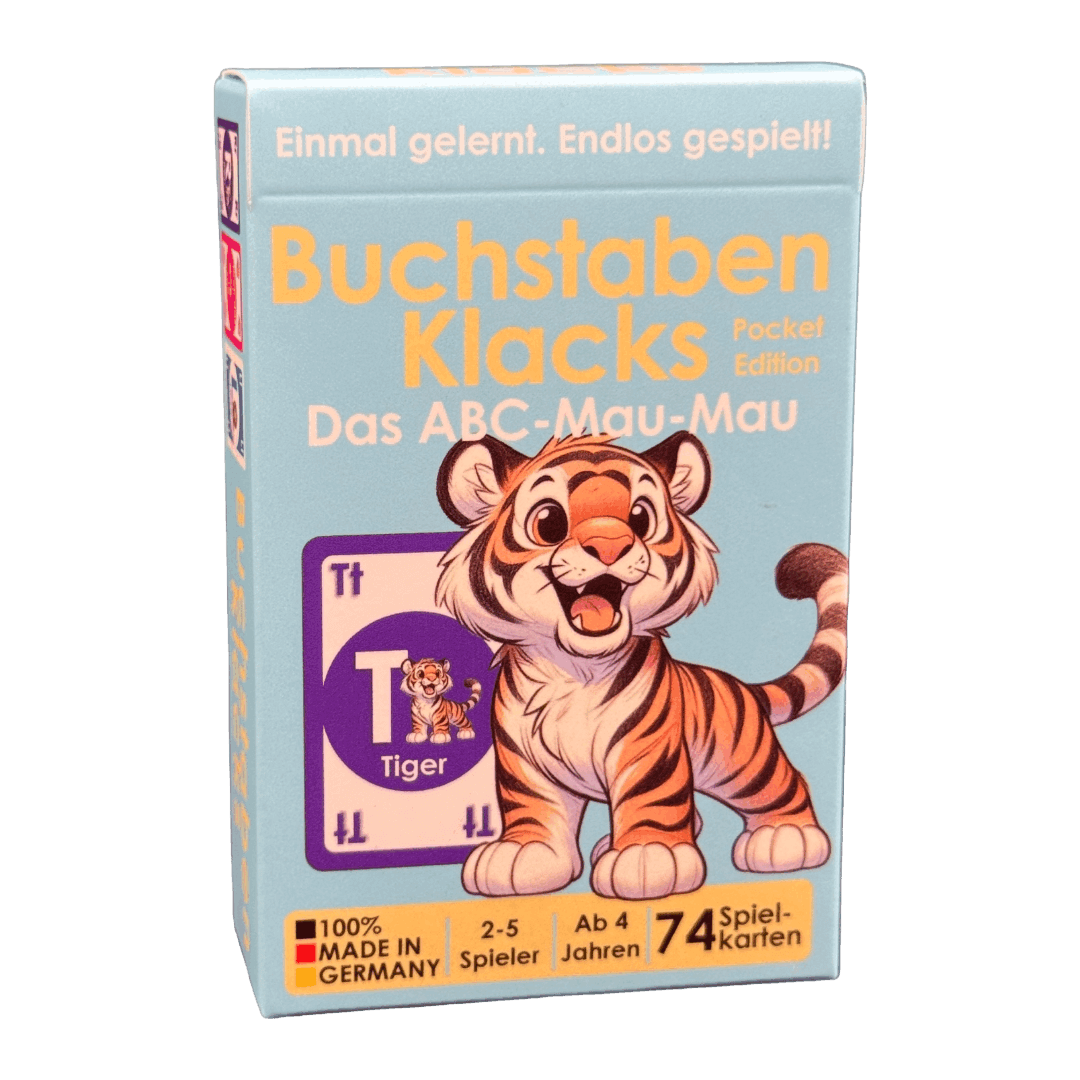 Buchstaben Klacks Pocket_Tiger