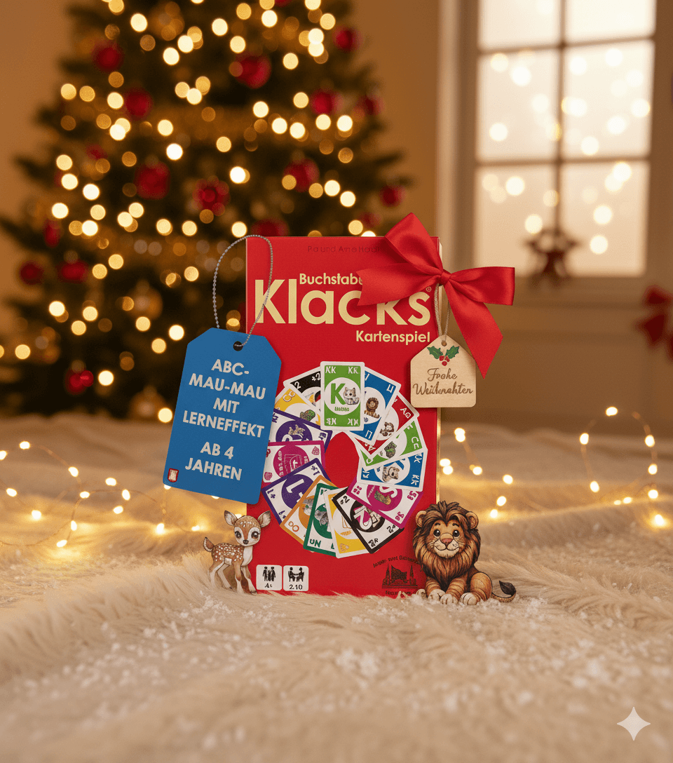 Buchstaben Klacks zu Weihnachten