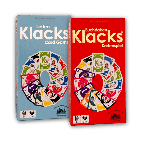 Großes Lernpaket = Buchstaben und Letters Klacks in Stülpschachtel