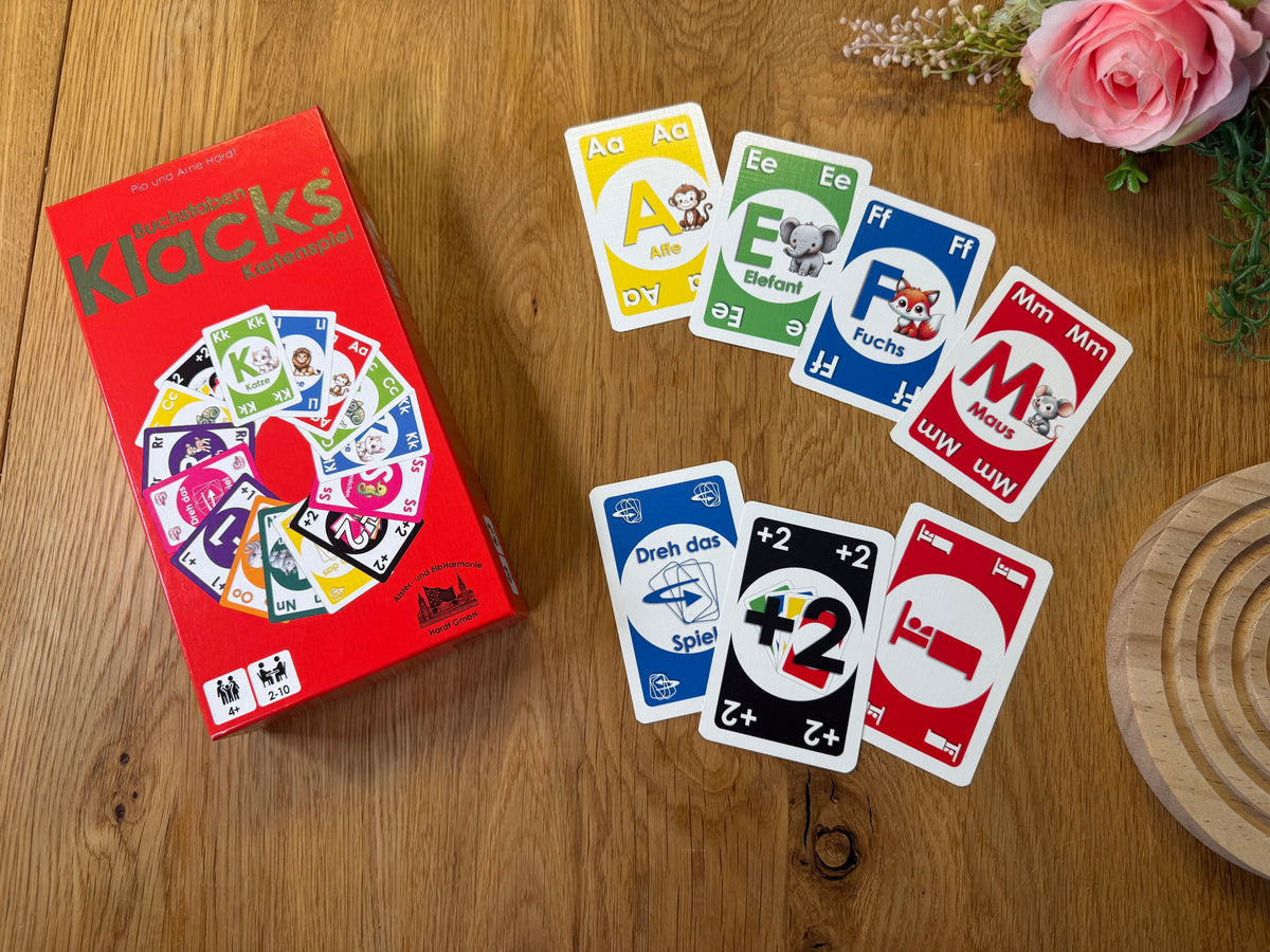 Buchstaben Klacks im Spiel