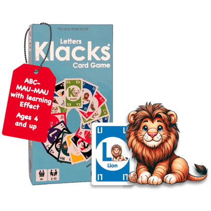 Letters Klacks, ABC-Mau-Mau with learning effect