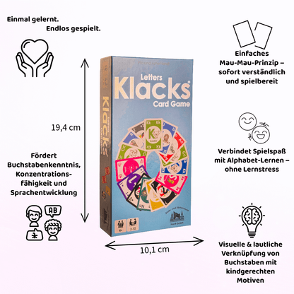 Letters Klacks - Merkmale