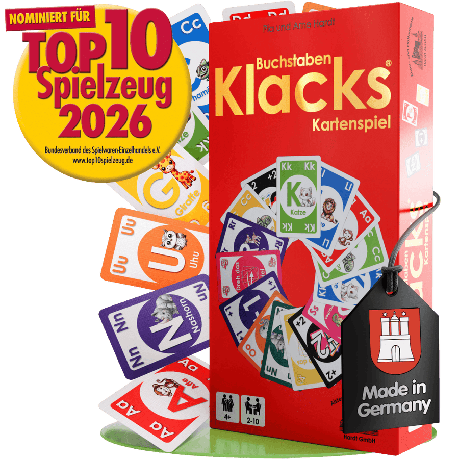 Buchstaben Klacks – ABC Lernspiel Kinder ab 4 Jahren